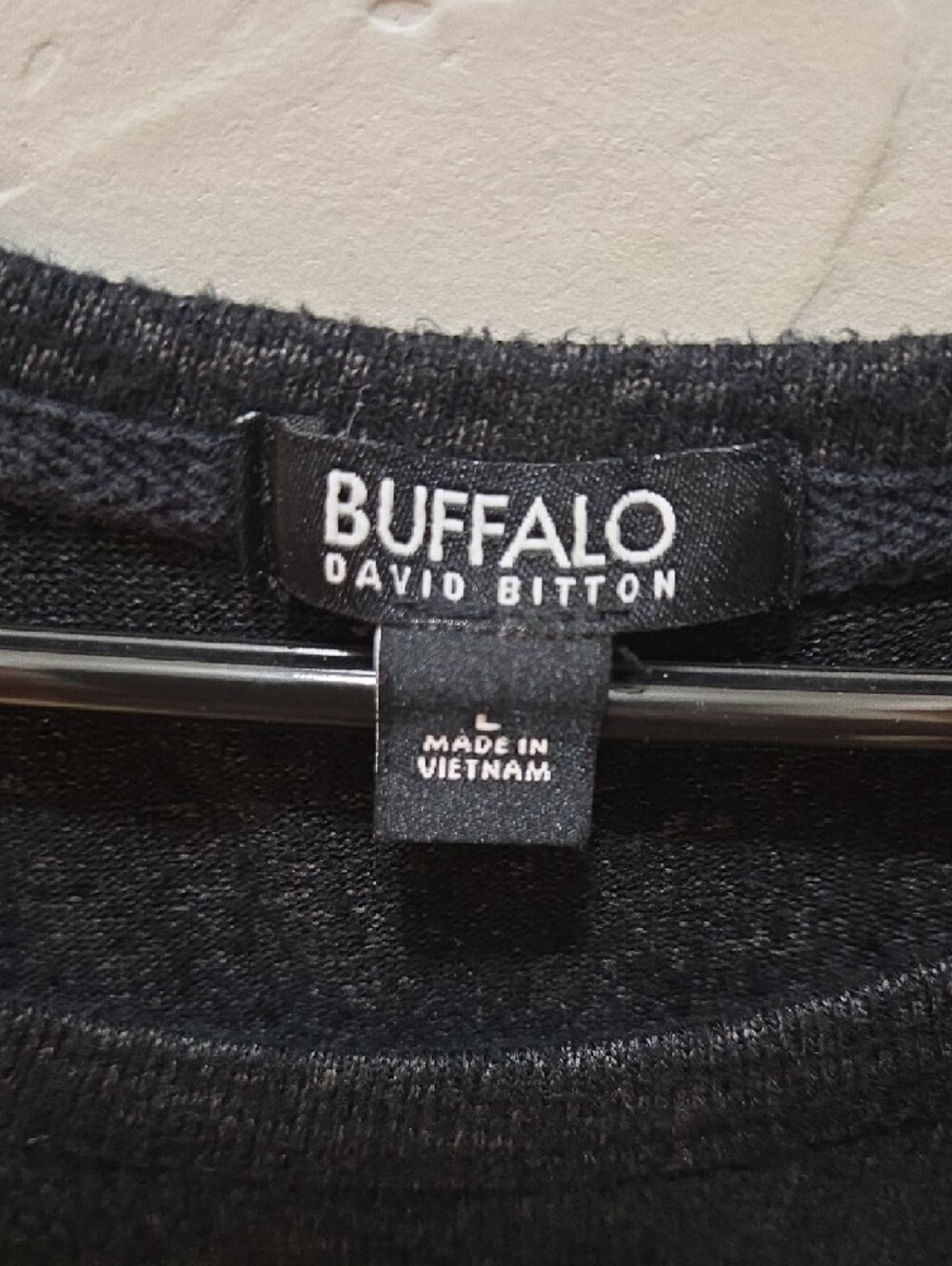 Buffalo David Bitton Black Crewneck Women's Sweater - Picture 2 of 6